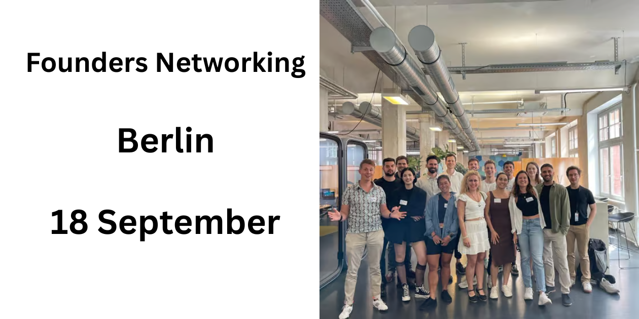 Founders Co-working Event | Berlin | 18 September