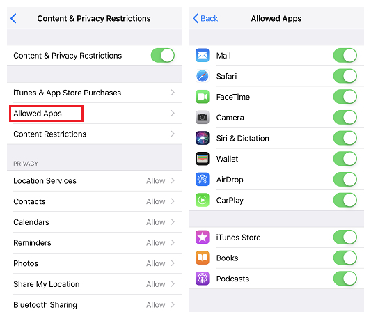 how to unhide apps on iphone