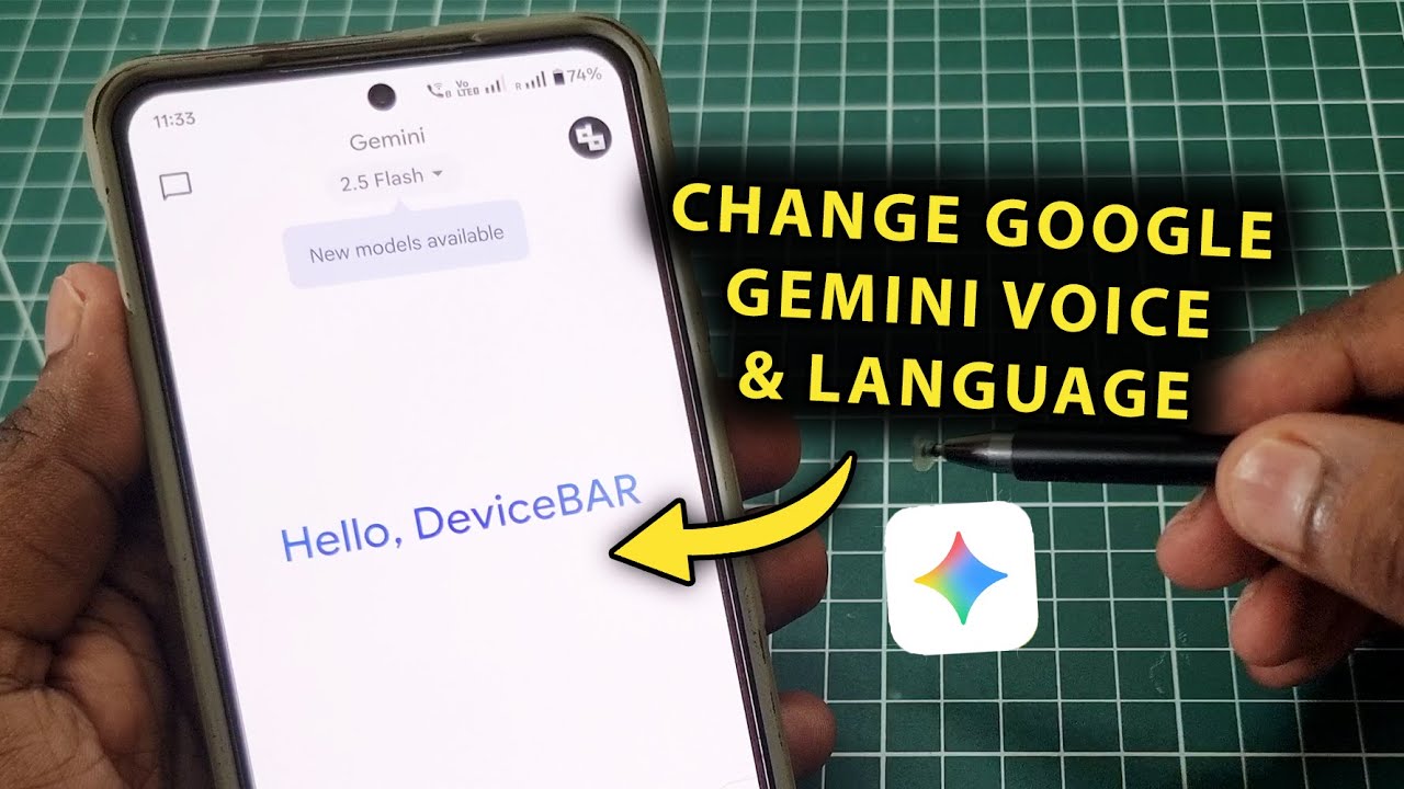 how to change gemini voice