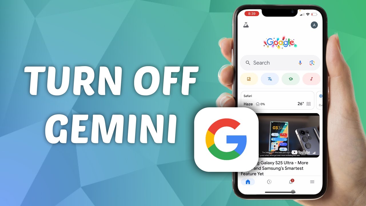 how to turn off gemini on android