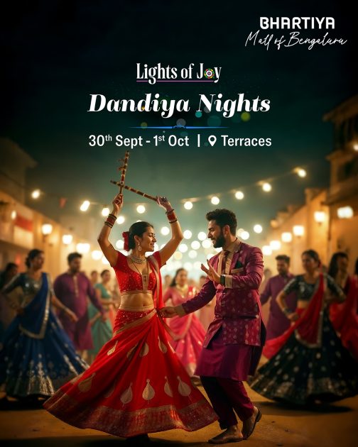 Lights of Joy – Dandiya Nights to Sparkle Bengaluru’s Festive Spirit!