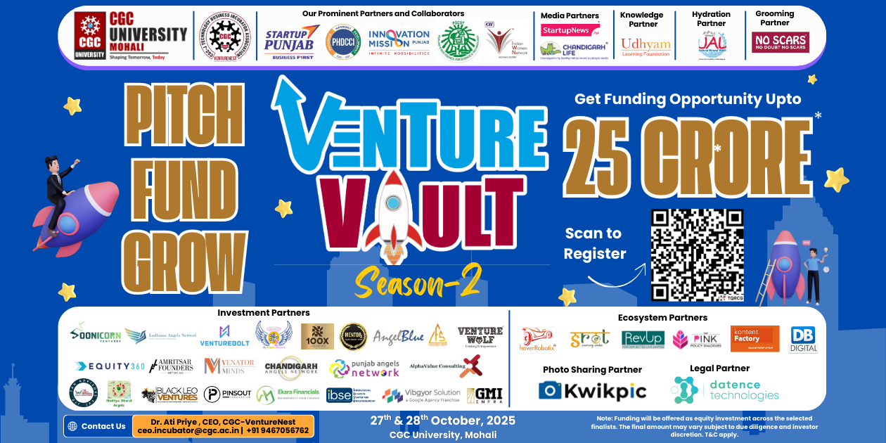 Venture Vault , Season 2 | Mohali | 27-28 October