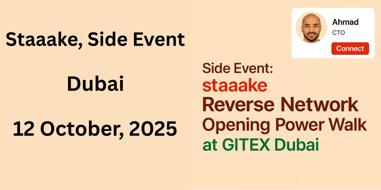 staaake Power Walk x Reverse Network | Dubai | 12 October