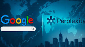 "Comparison of Perplexity AI and Google, highlighting differences in search, features, and the future of AI-powered search engines"