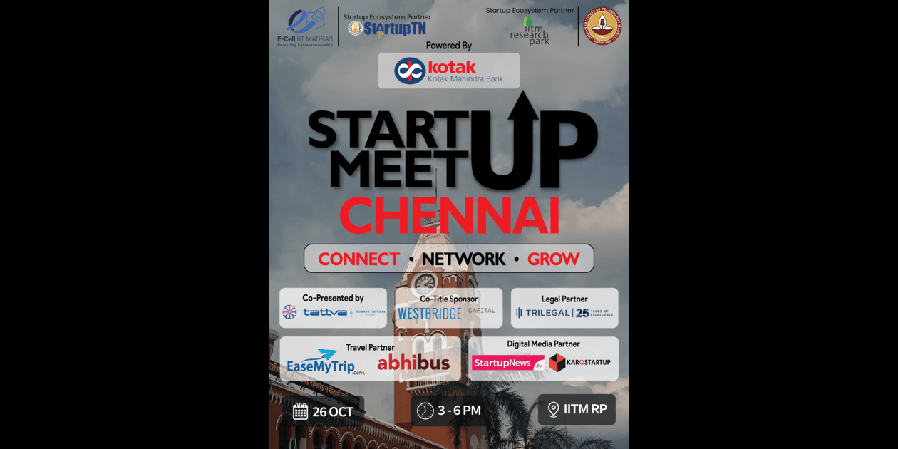 Startup Meetup | Chennai | 26 October
