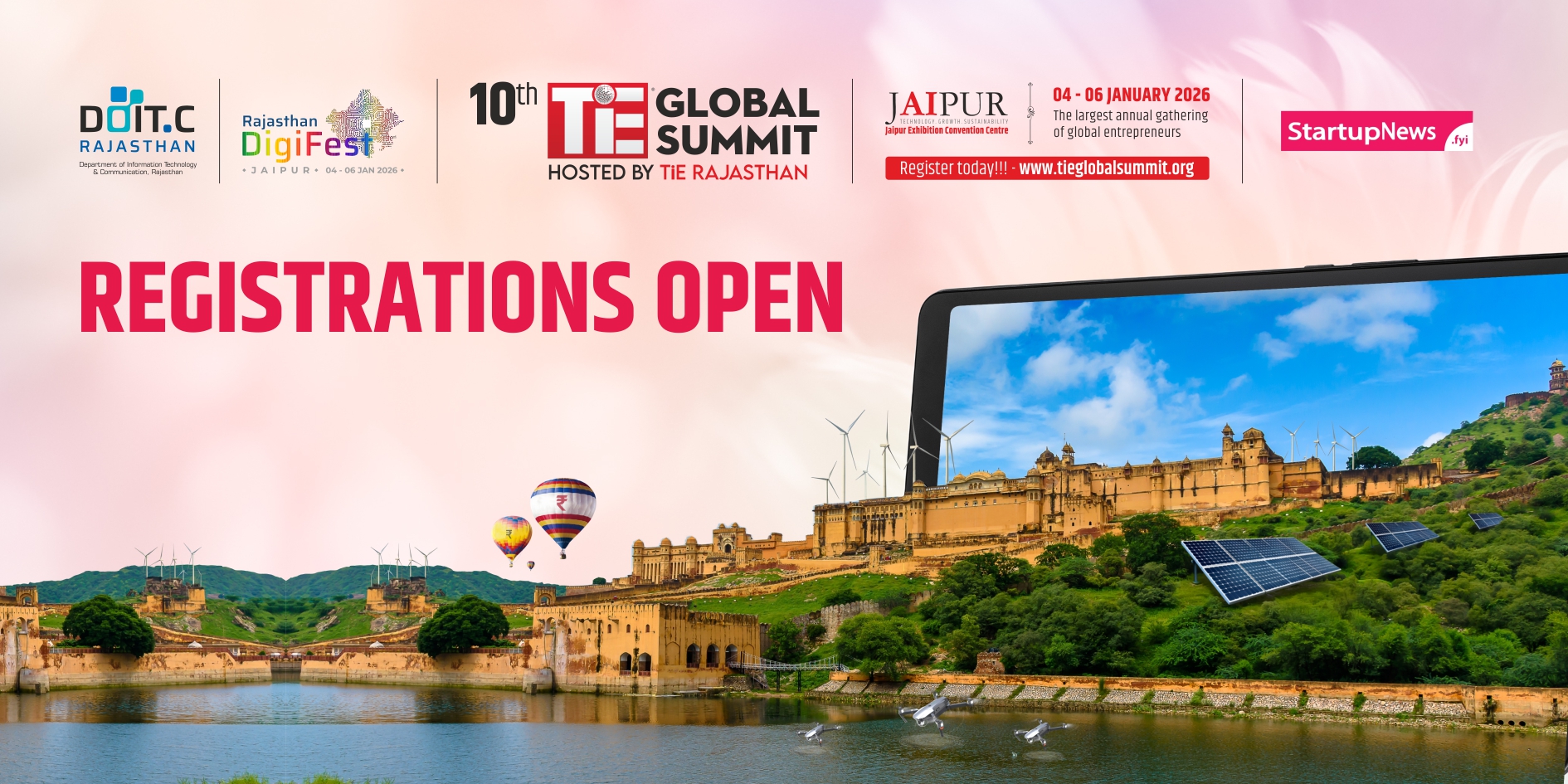DigiFest × TiE Global Summit (TGS) 2026 | Jaipur | 4-6 January