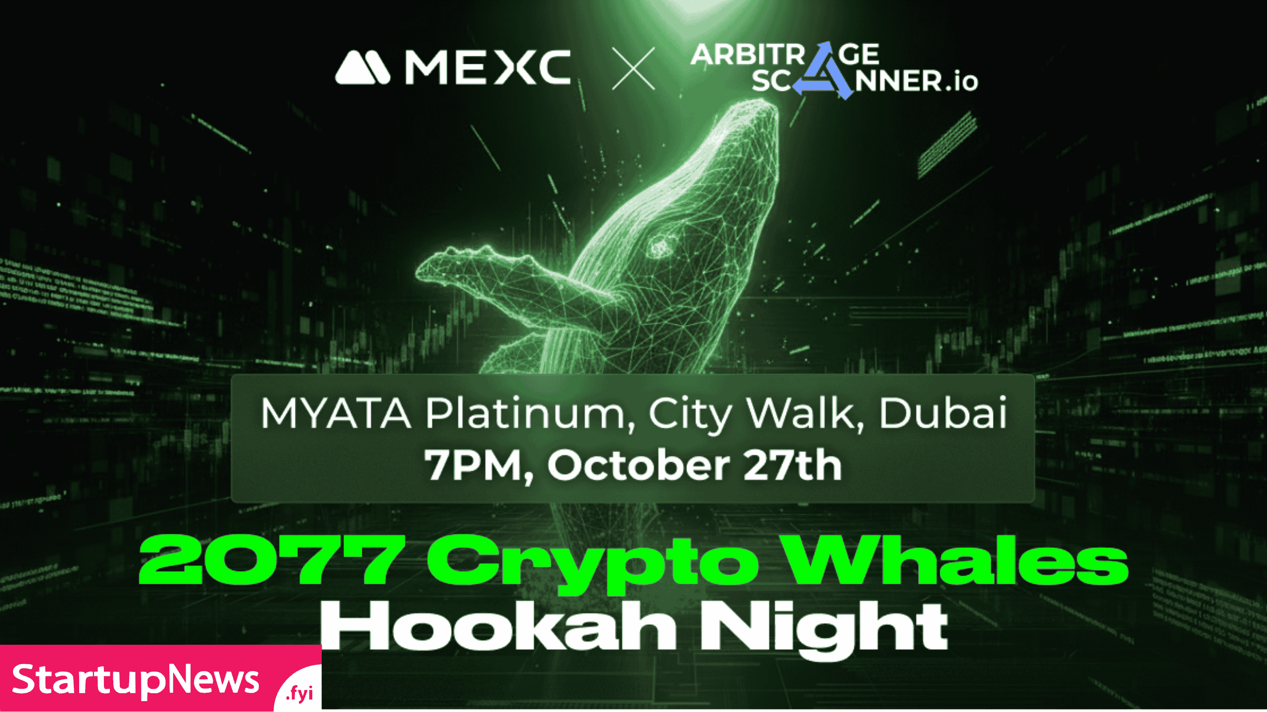 Hookah Night by MEXC x ArbitrageScanner | Dubai | 27 October