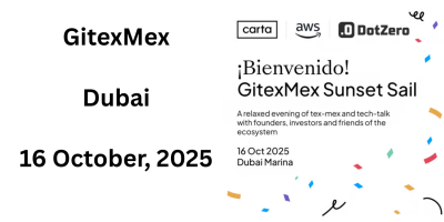 GitexMex Sunset Sail by Carta, AWS, and DotZero | Dubai | 16 October