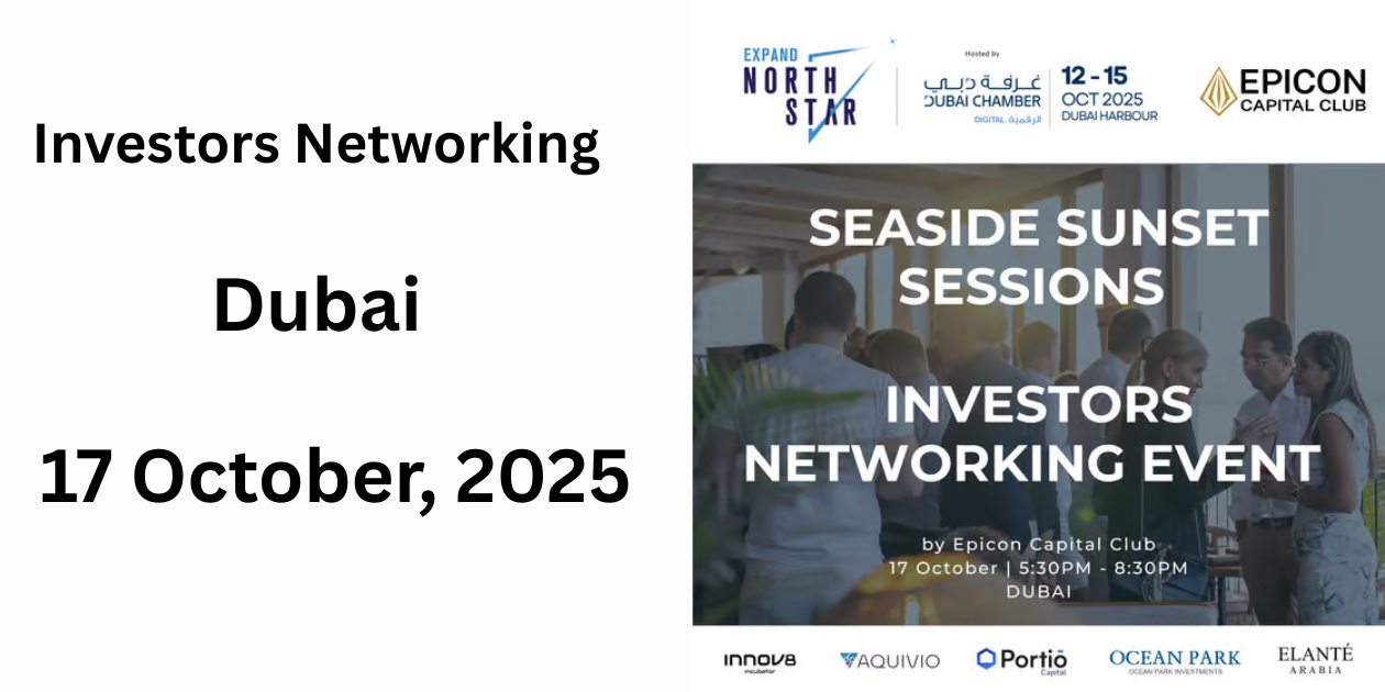 Seaside Sunset Sessions by Epicon Capital Club | Dubai | 17 October