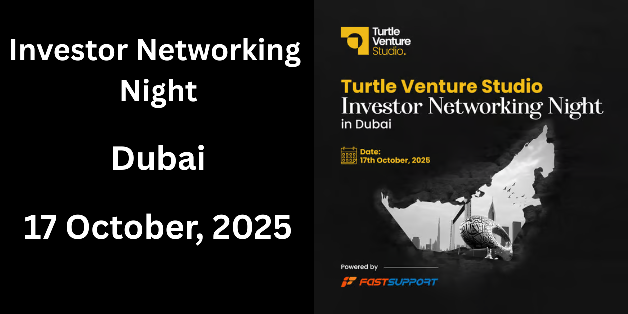 Turtle Venture Studio Investor Networking Night in Dubai | Dubai | 17 October