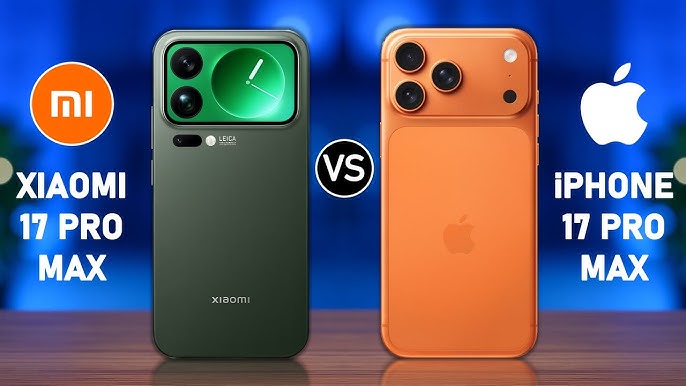Xiaomi 17 Pro Max vs iPhone 17 Pro Max