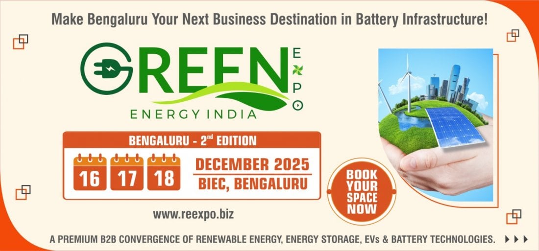 Green Energy India Expo 2025 | Bengaluru | 16-18 December