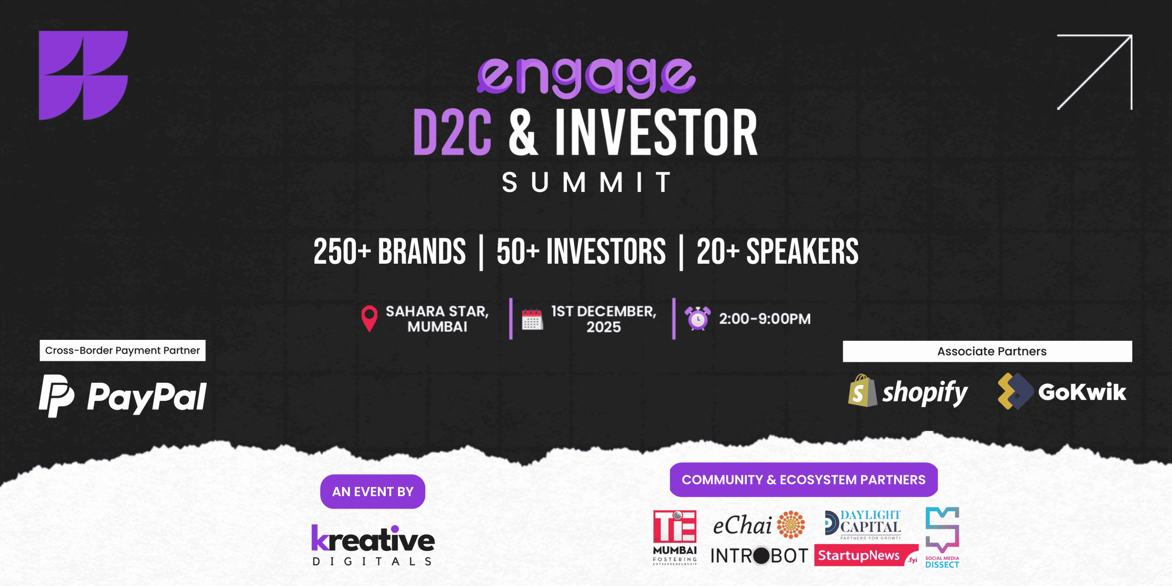 Engage D2C & Investor Summit | Mumbai | 1 December