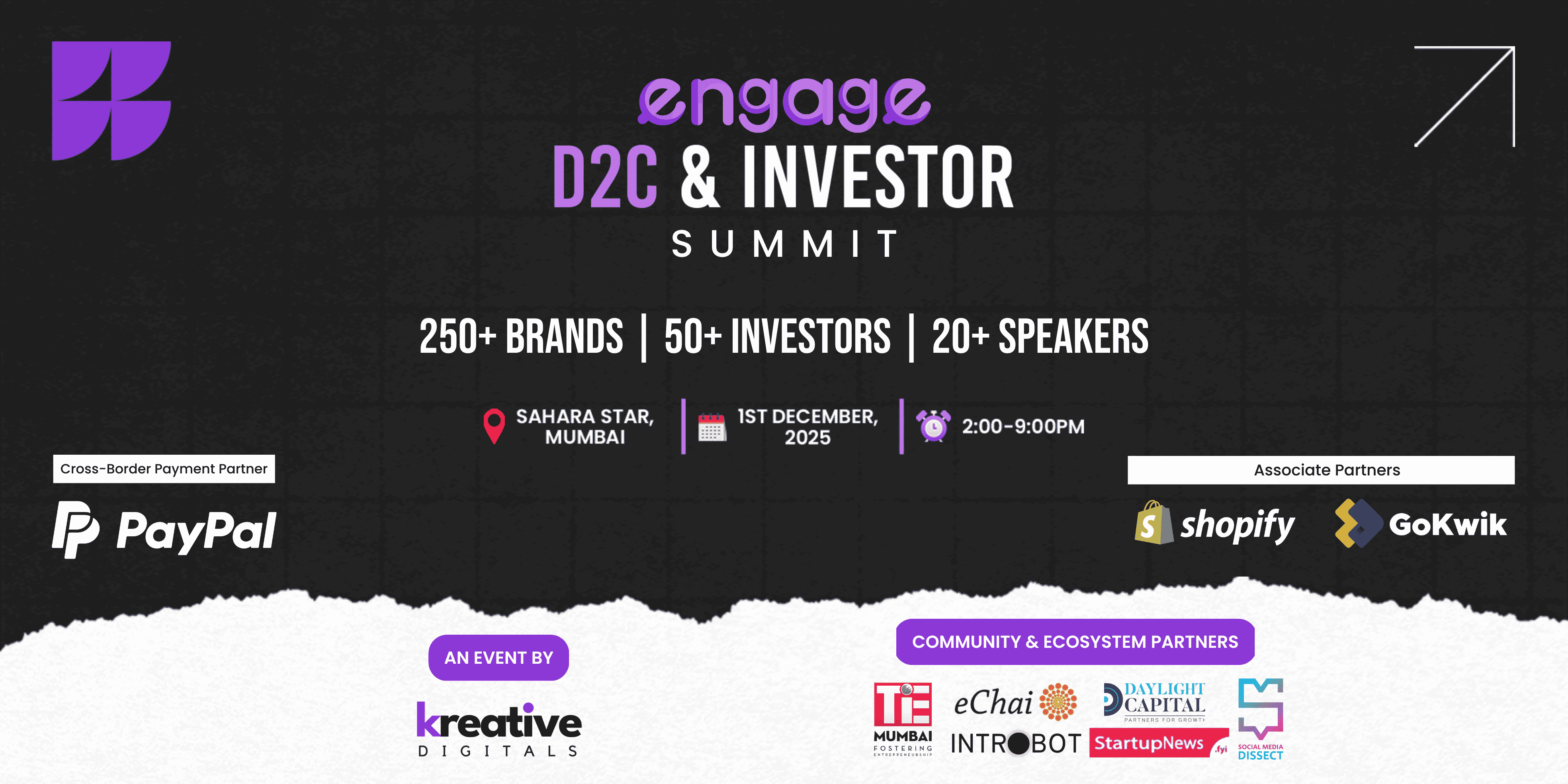 Engage D2C & Investor Summit | Mumbai | 1 December