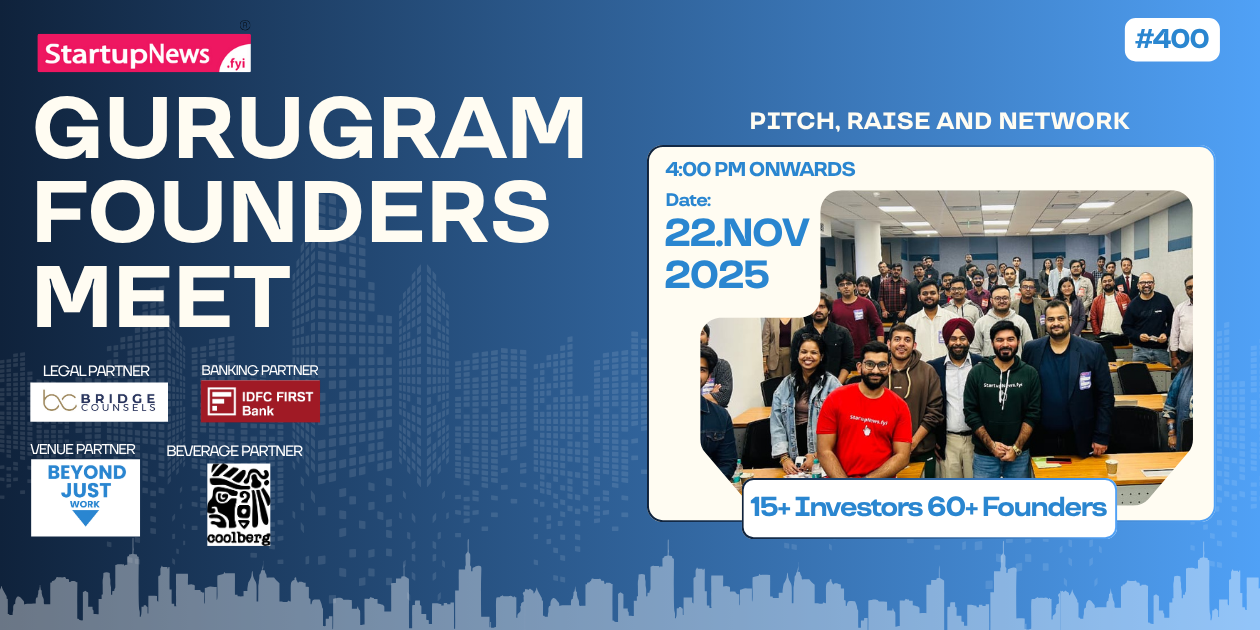 Founders Meet | Gurugram | 22 November