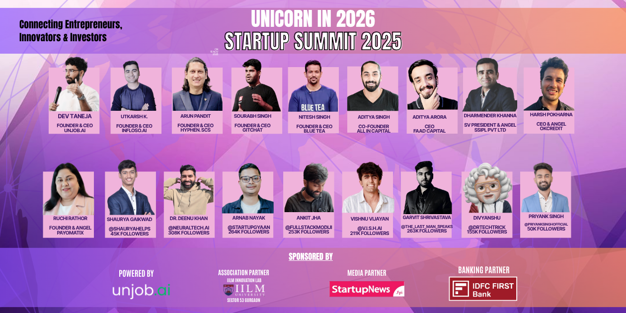 Startup Summit 2025 | Gurugram | 15 November
