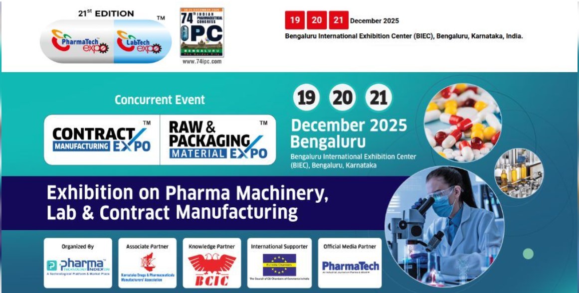 PHARMATECH & LABTECH EXPO 2025 | Bengaluru | 19-21 December
