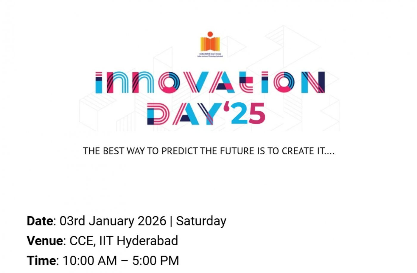 Innovation Day 2025 | Hyderabad | 3 January