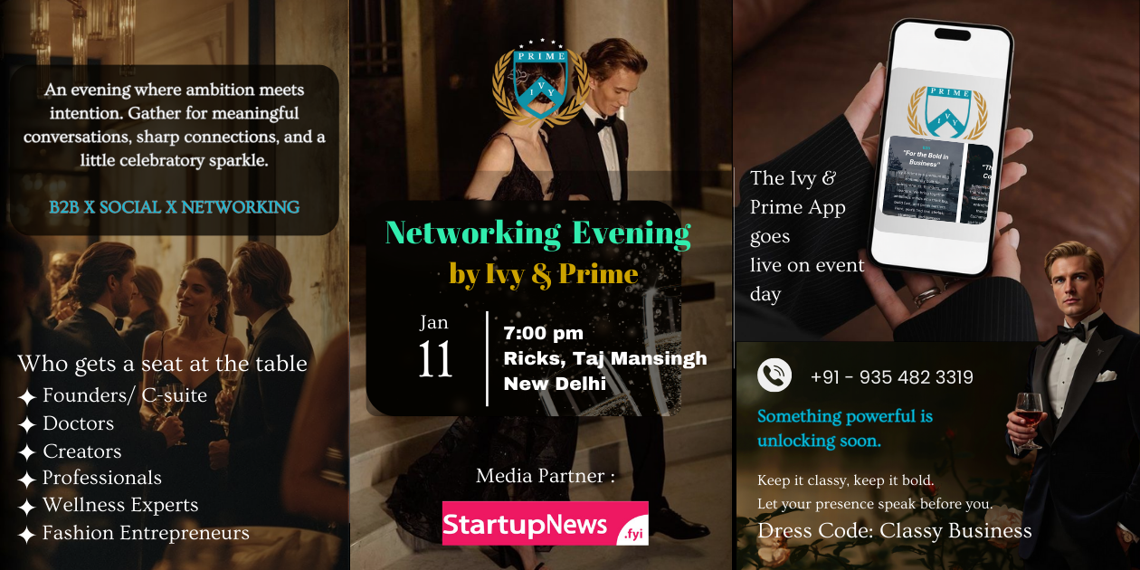 Ivy and Prime Networking Evening | Delhi | 11 January 2026