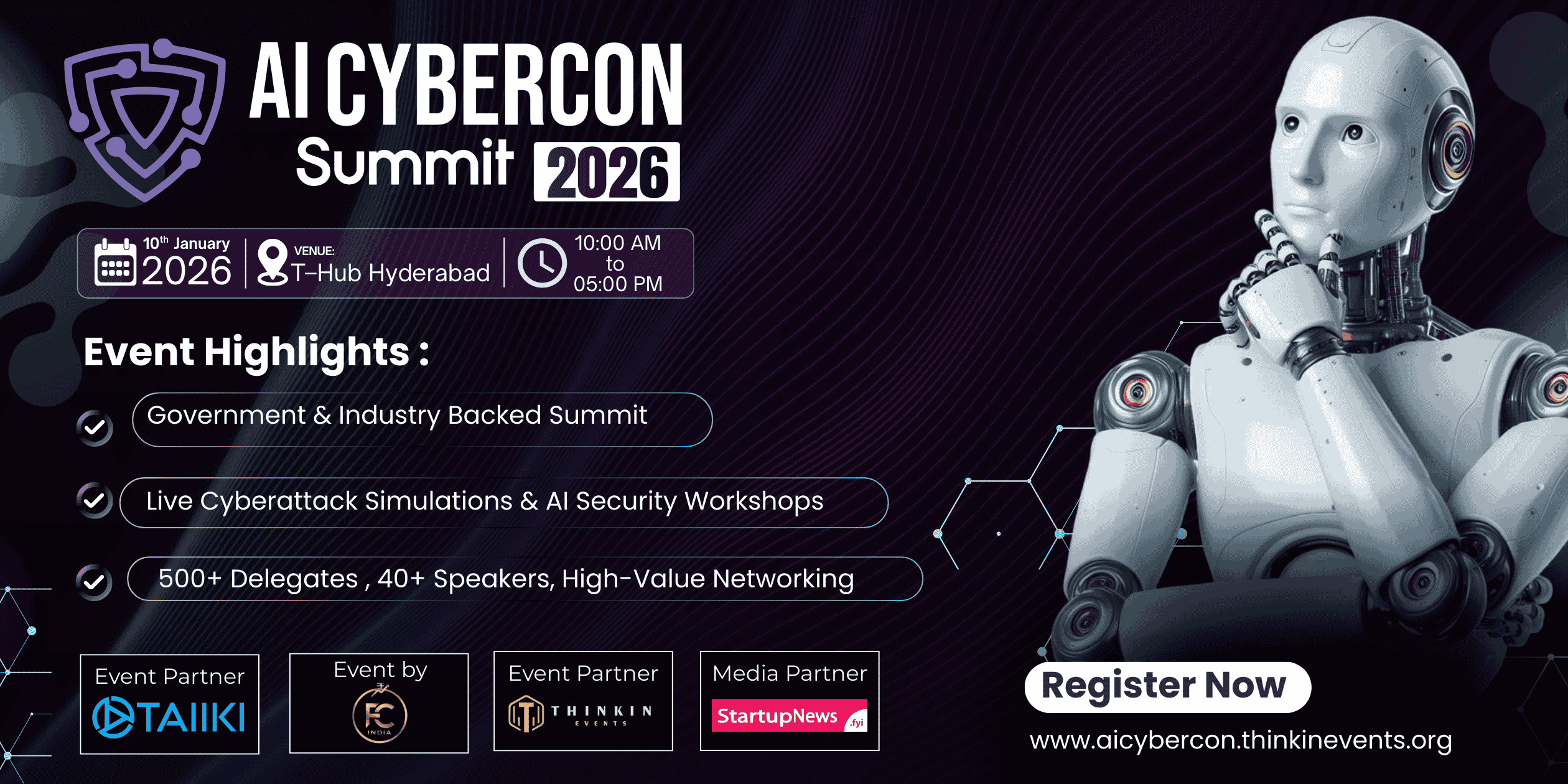 AI CyberCon 2026 | Hyderabad | 10 January