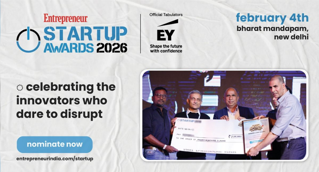 Entrepreneur Startup Awards | Delhi | 4 February 2026
