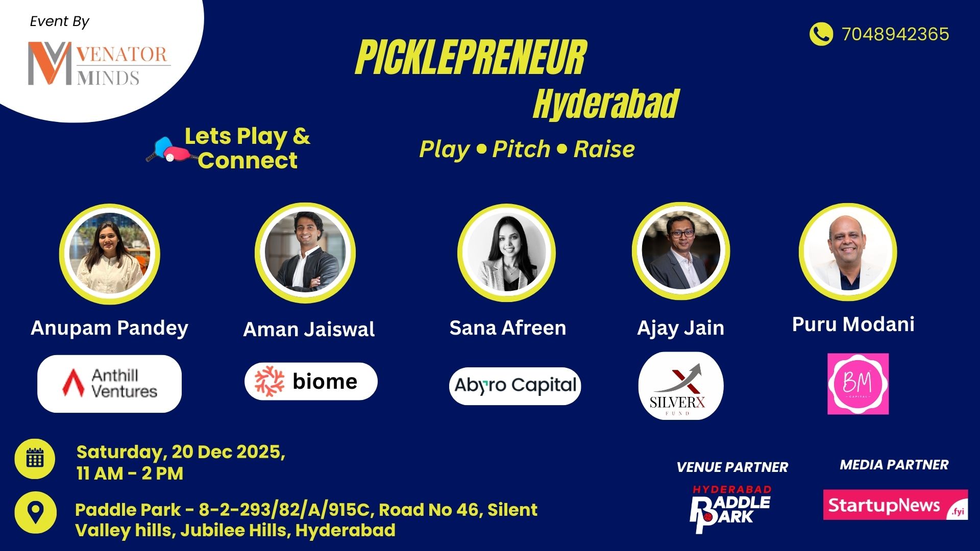 Picklepreneur 2025 | Hyderabad | December 20