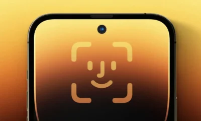 Apple may have solved the biggest problem with embedding Face ID in the display | Render of iPhone with only a camera cutout