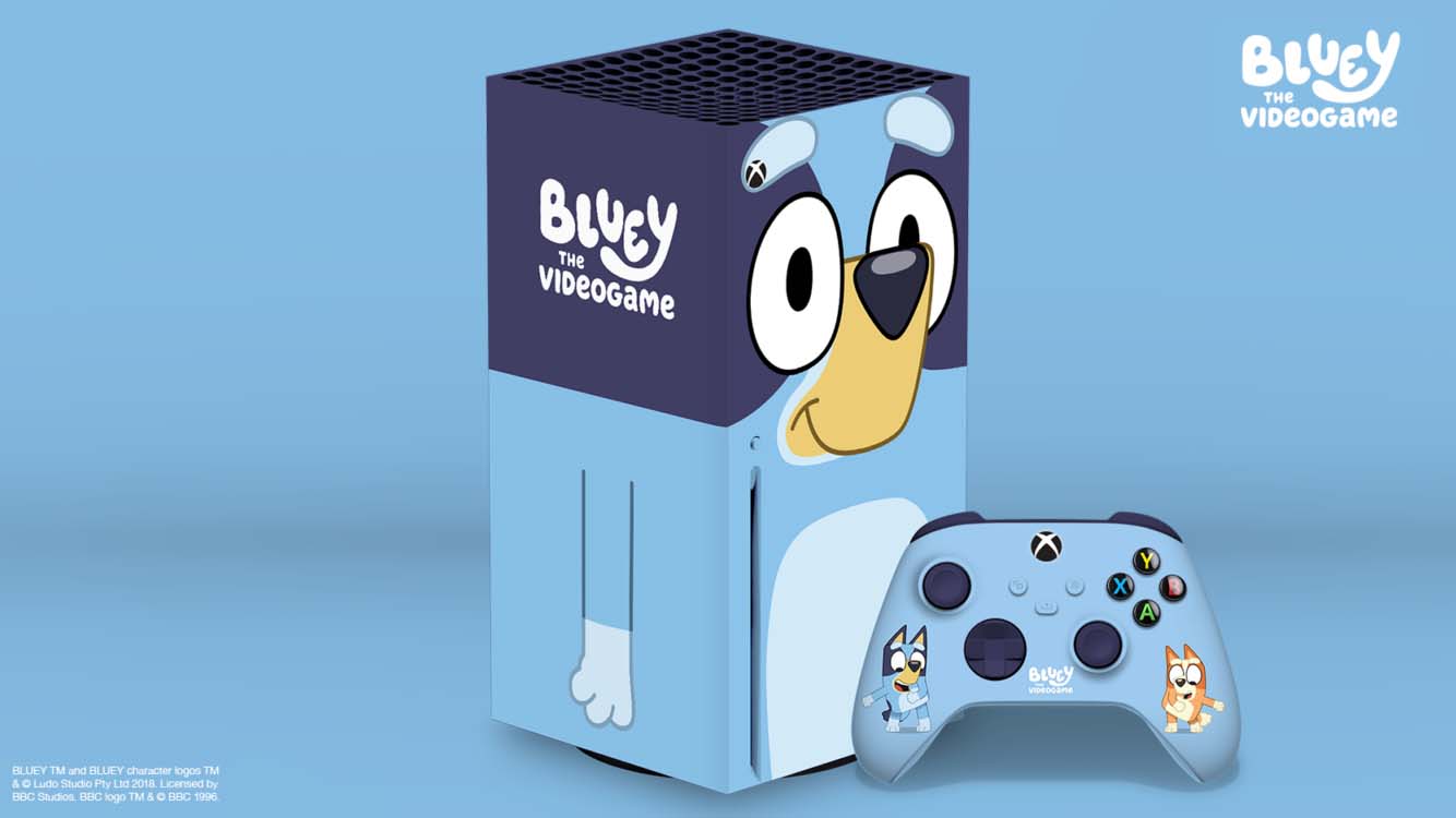 Custom Bluey Xbox Series X