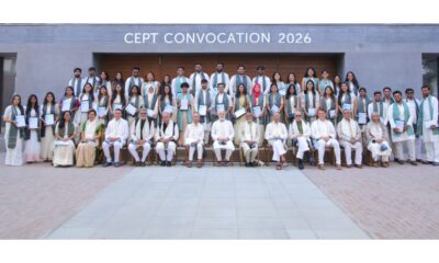 CEPT University Confers Degrees on 589 Students at Its 20th Convocation; Announces Launch of New Program – MBA in Real Estate
