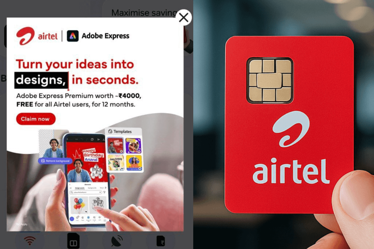 Airtel Partners Adobe to Offer Free Adobe Express Premium Worth Rs 4000…