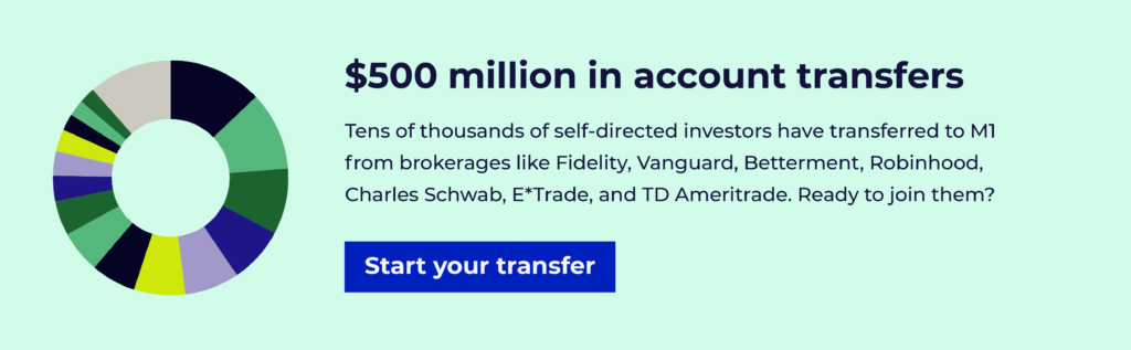 $500 million in account transfers to M1, start your transfer