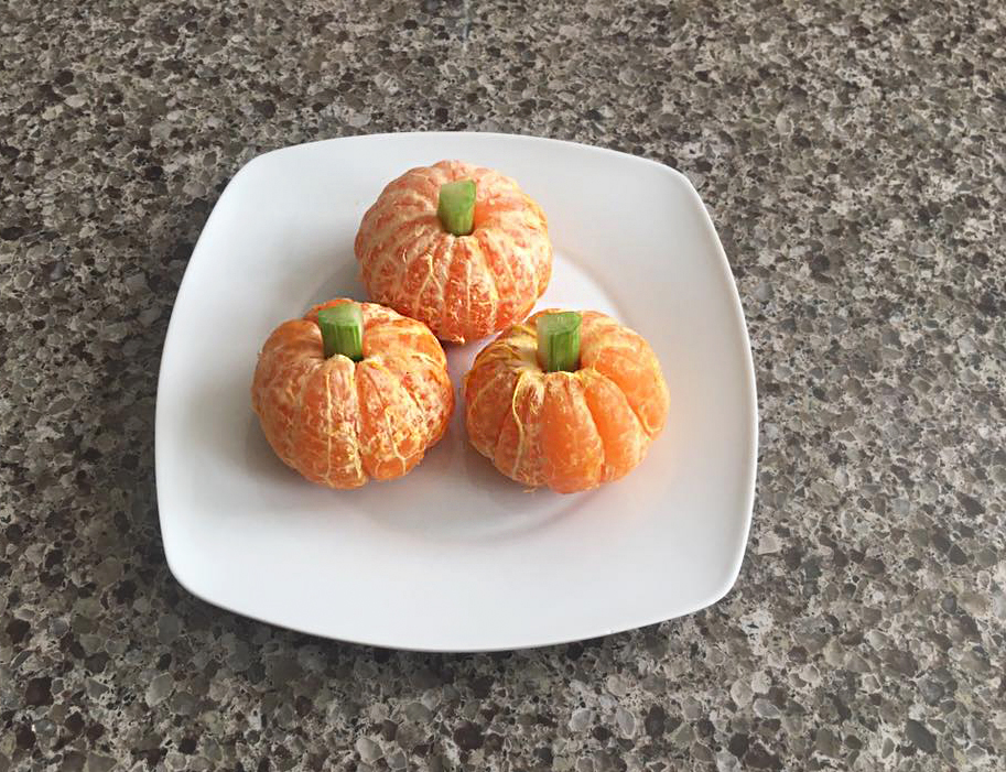 How to Make Clementine Pumpkins