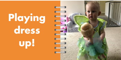 Board Book Page 2: Playing Dress Up