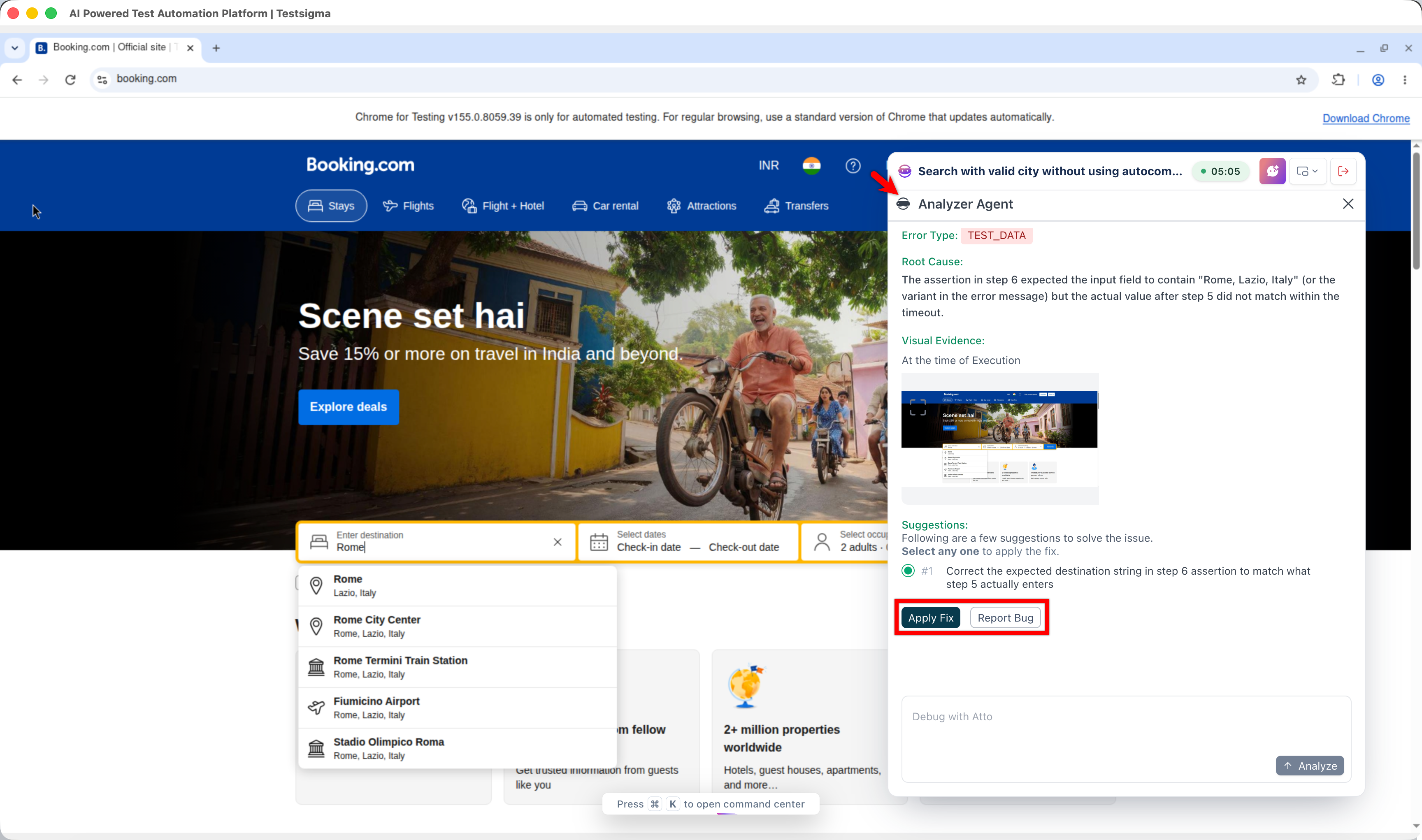 Apply Fix with Analyzer