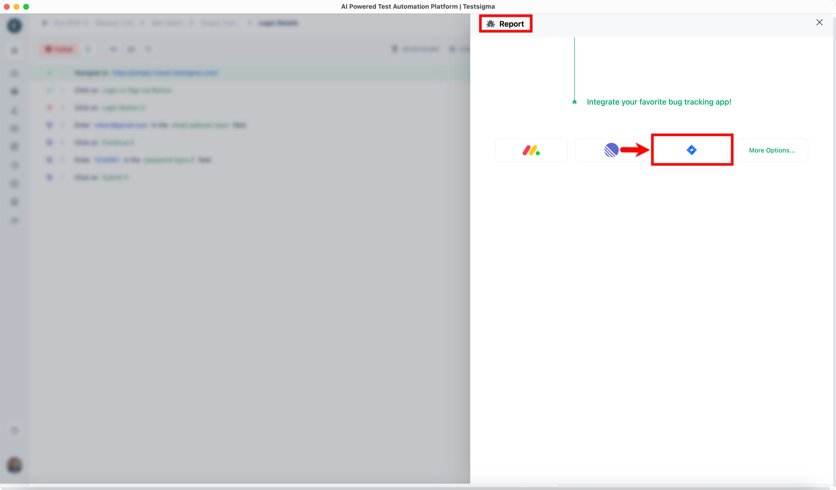 Jira Icon from Overlay