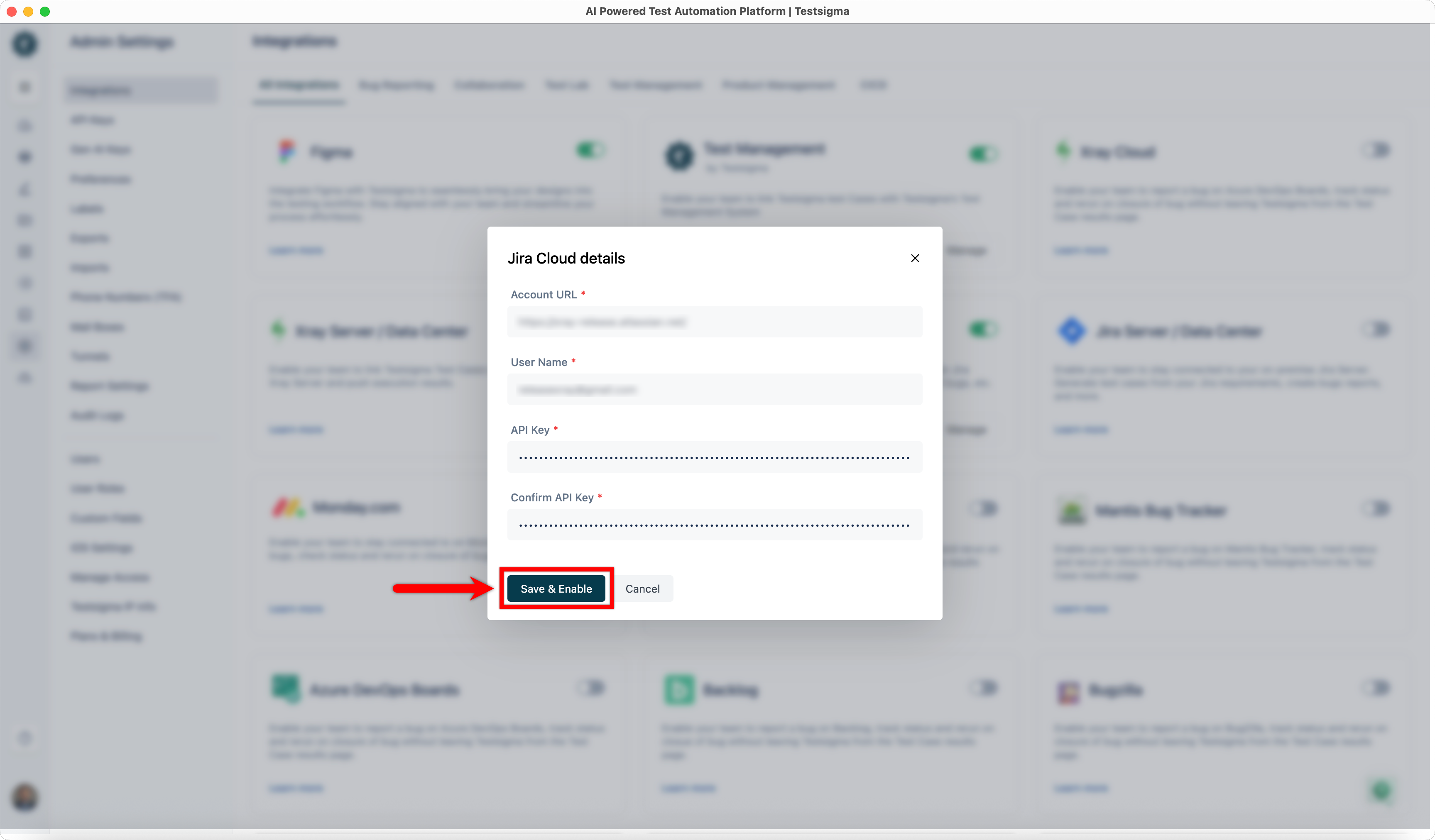 Save Jira Details