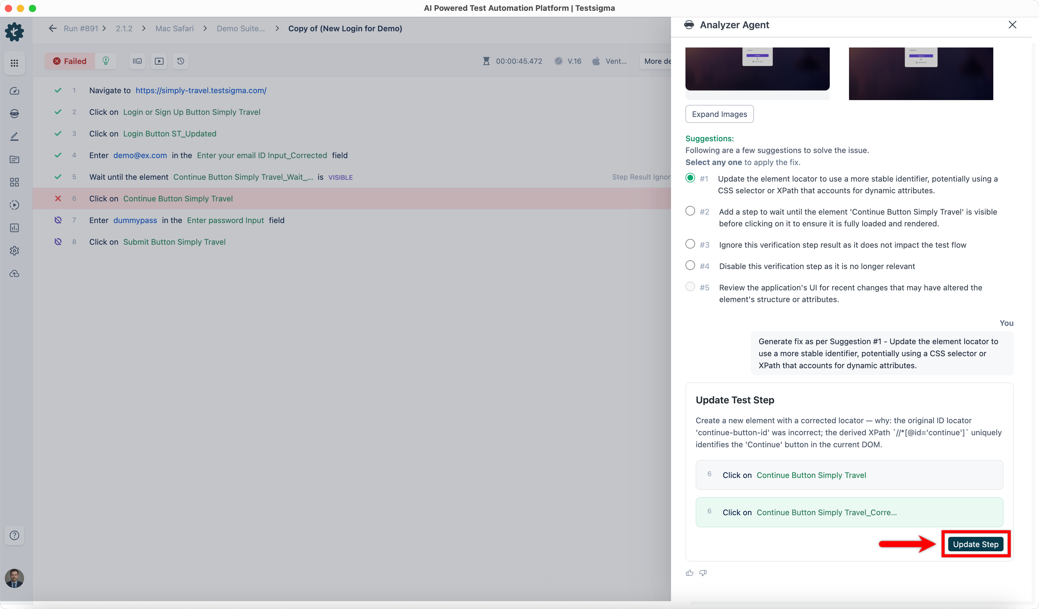Update as per suggestion