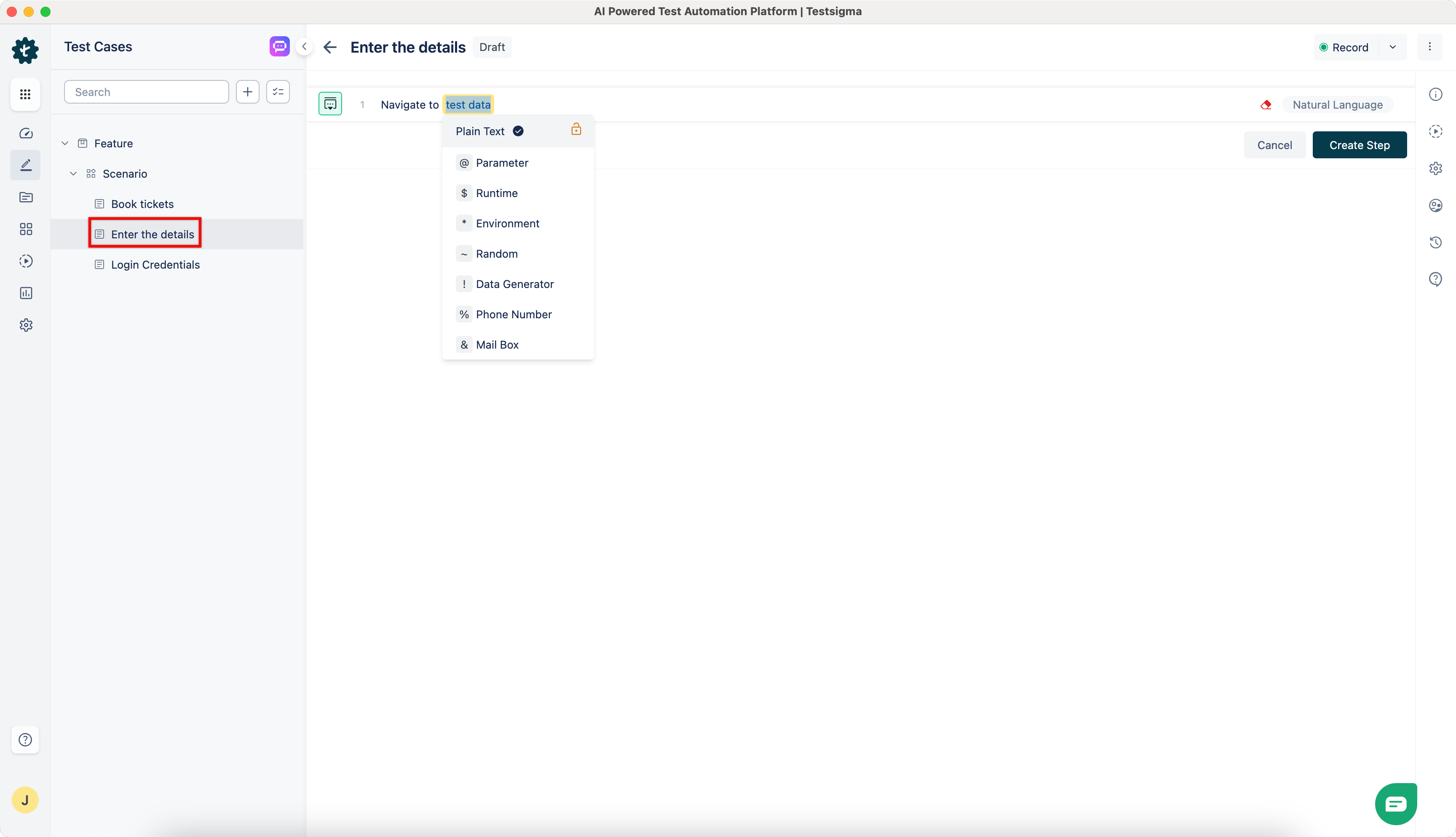 Add custom field to test case 2