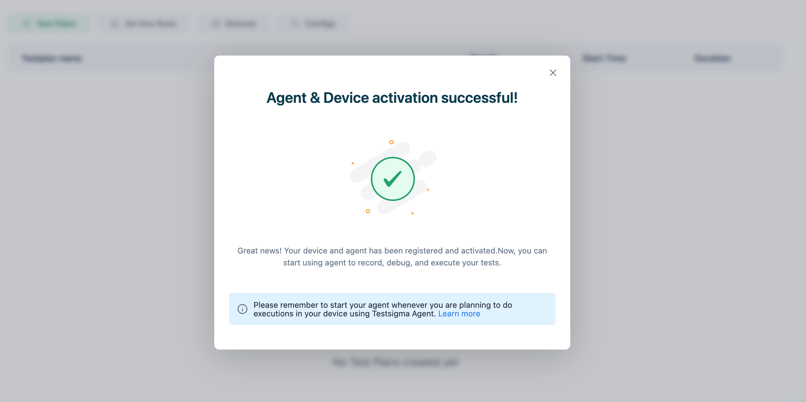 Successful Message