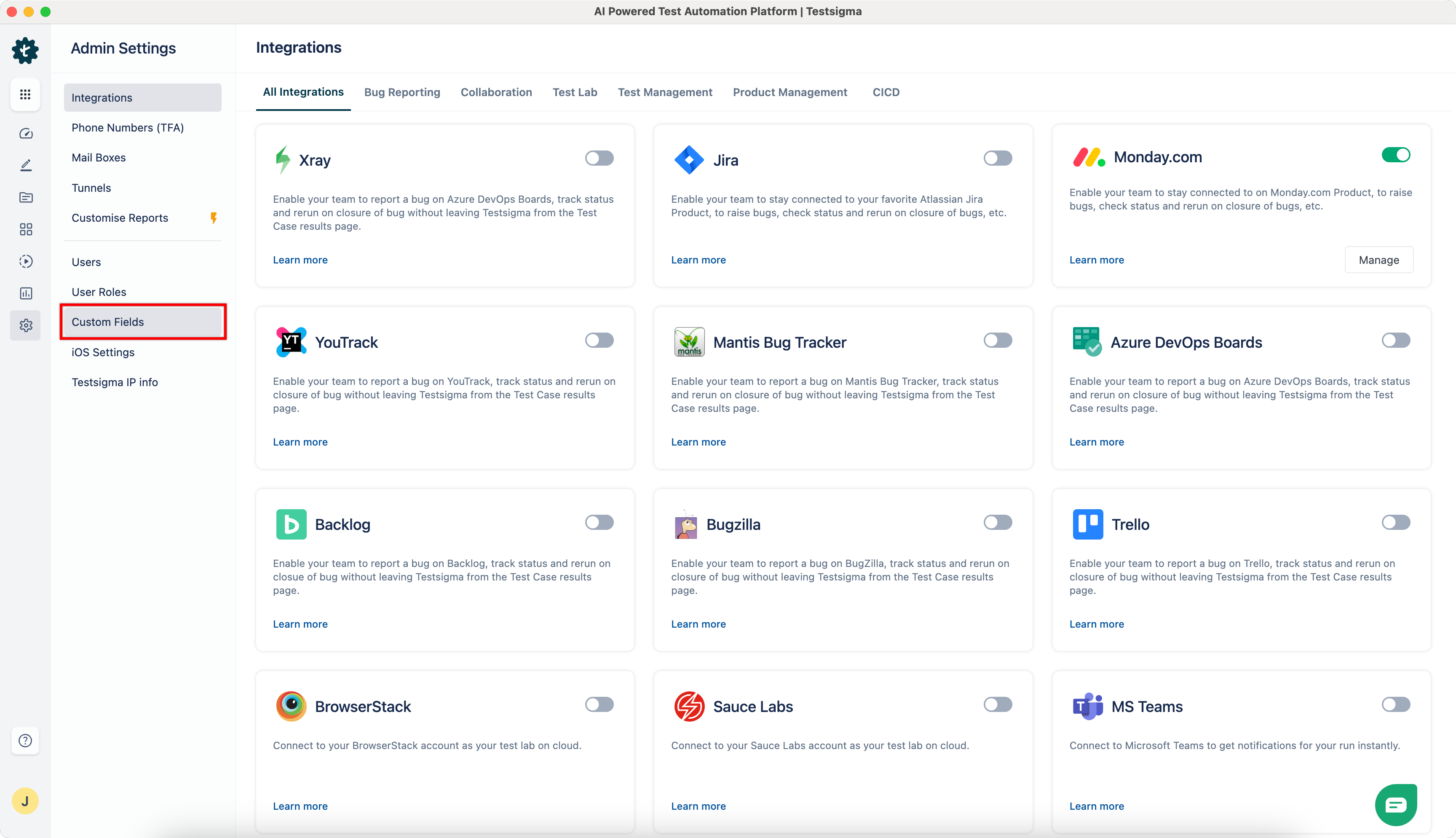 Create custom fields 2