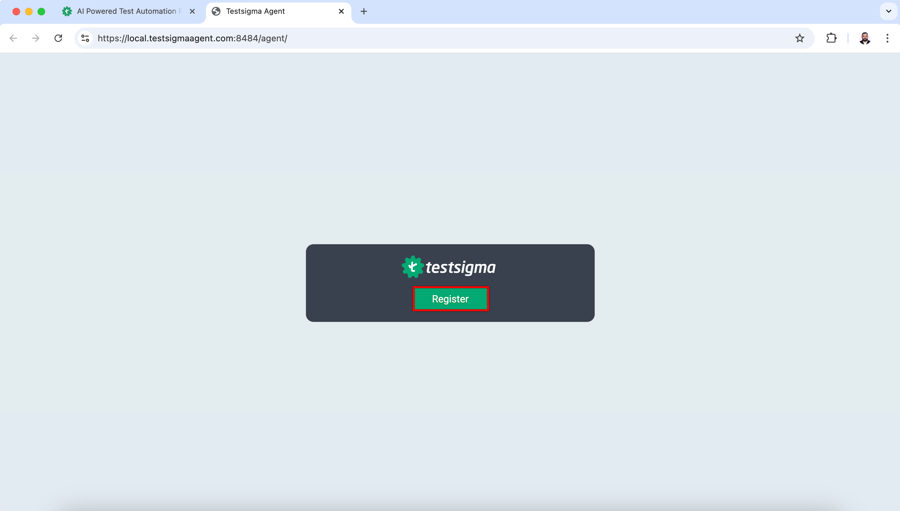 Register Button