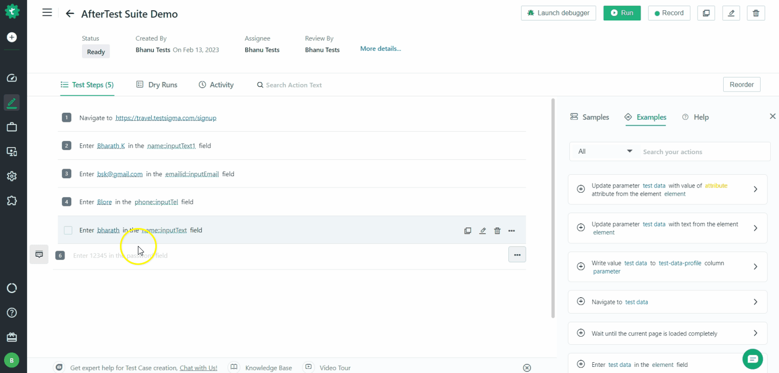 Steps in AfterTest Suite