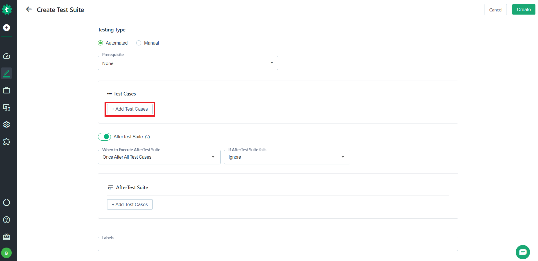 Add Test Cases