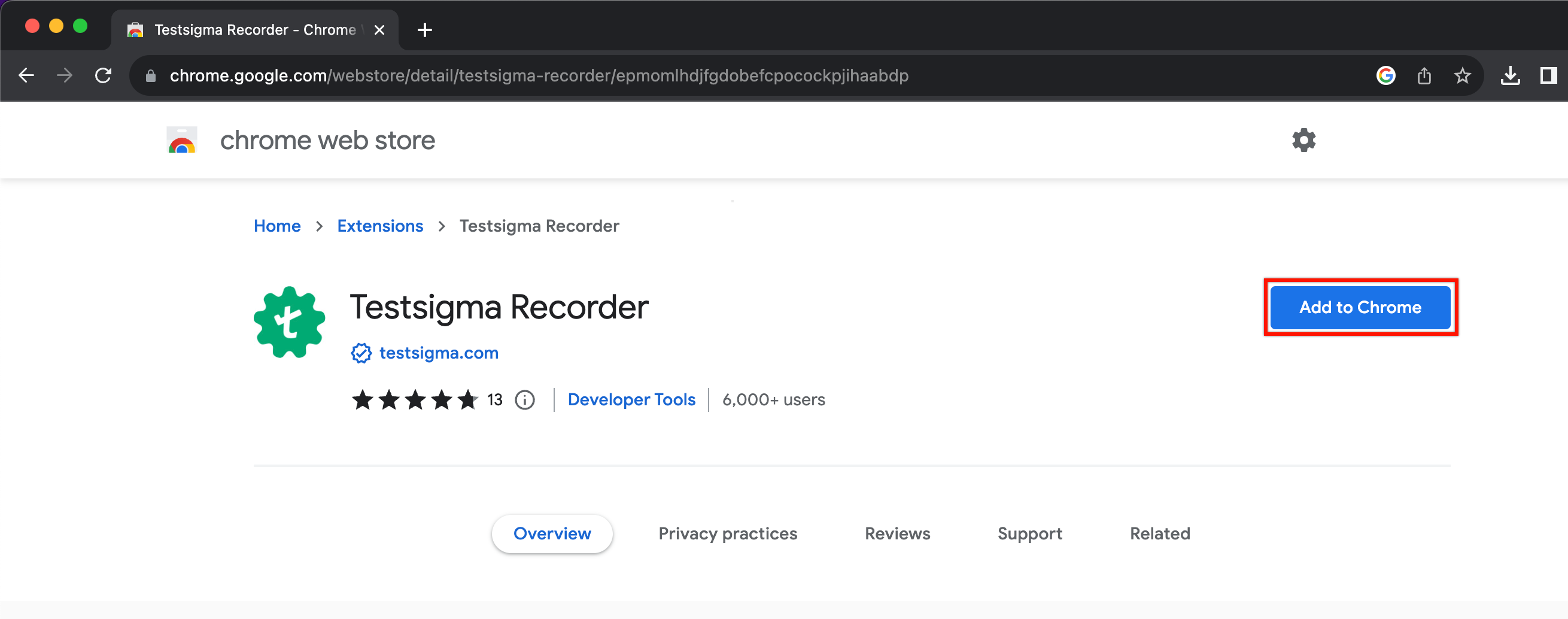 Add to Chrome