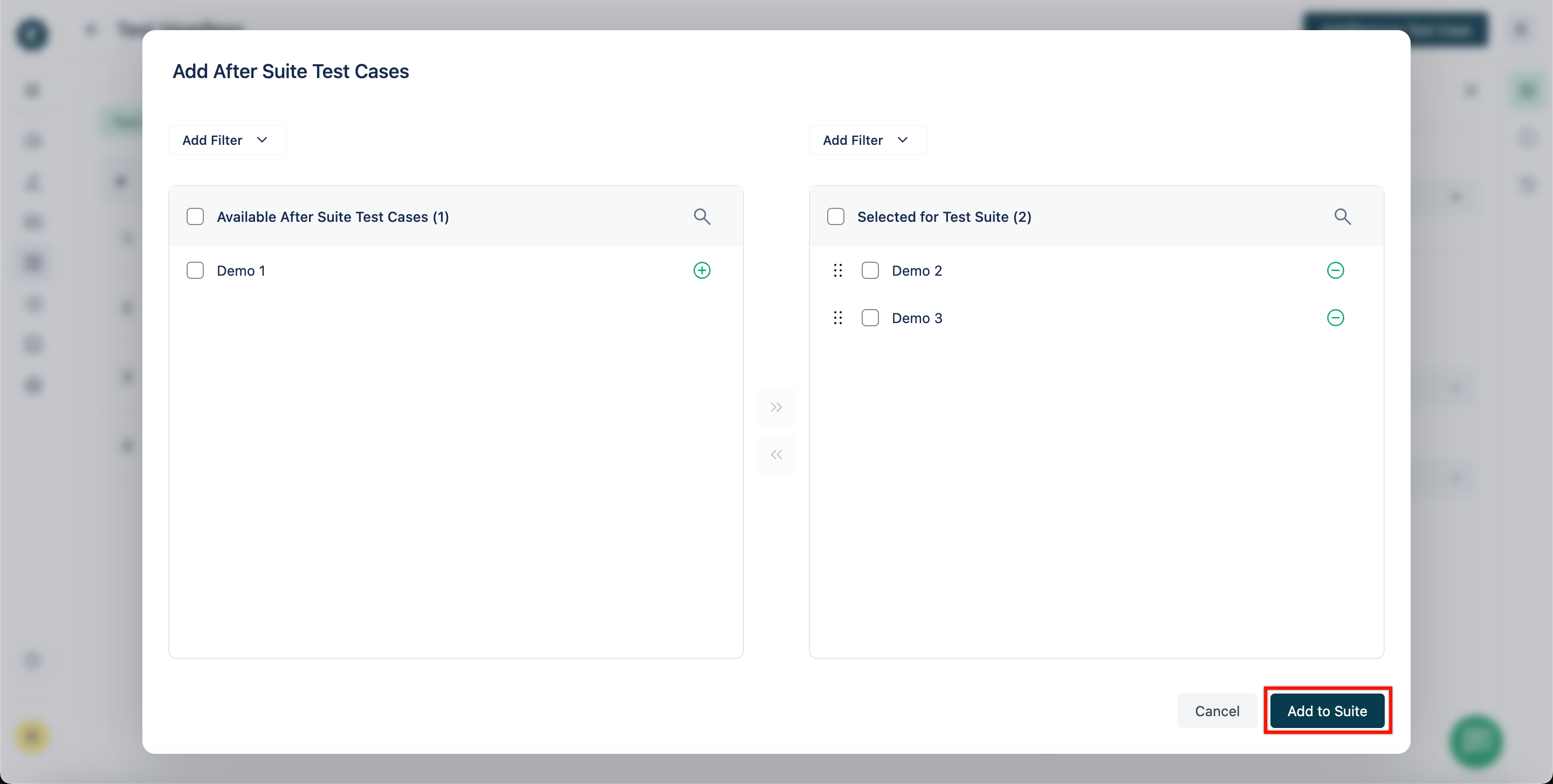 Test Cases Selection