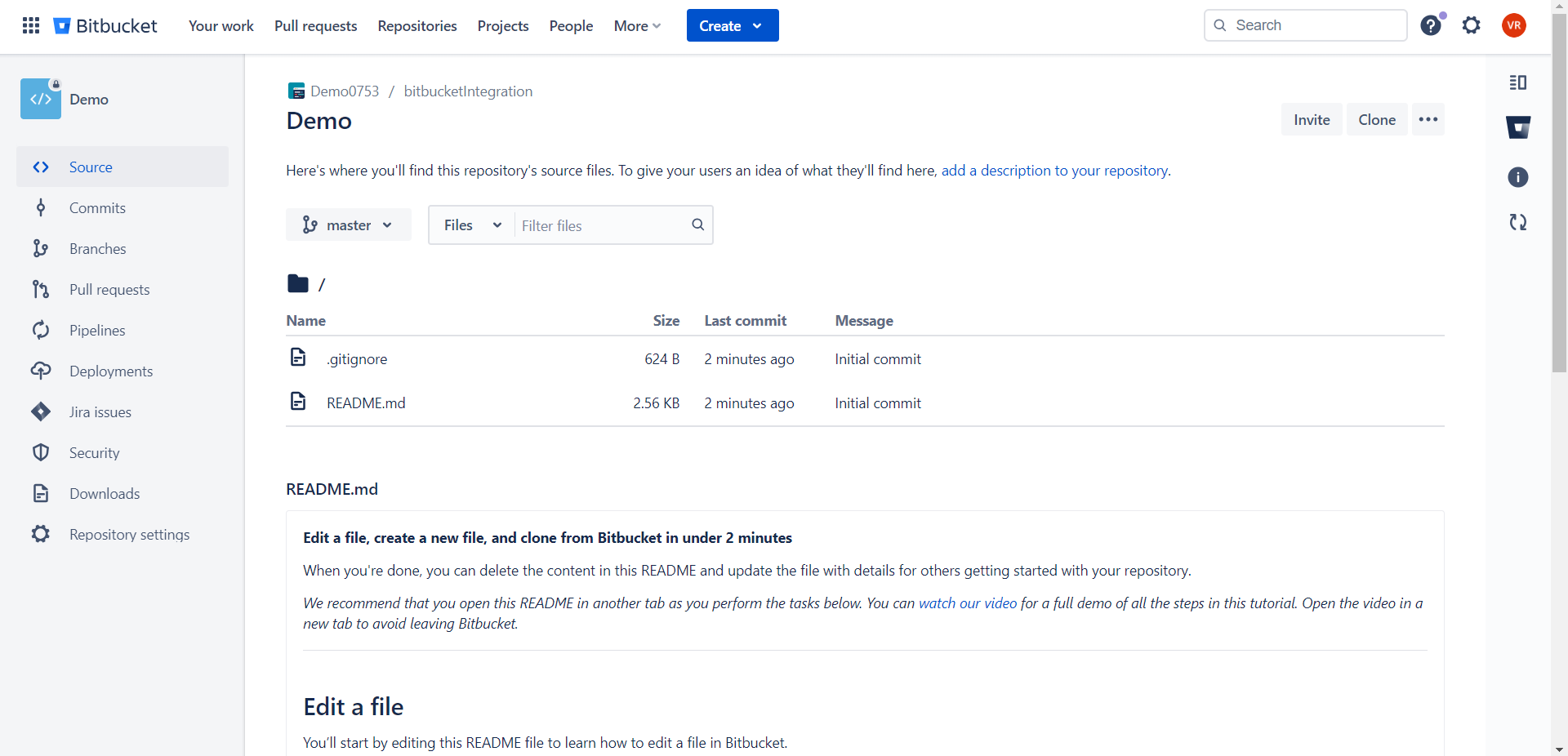 Bitbucket Project