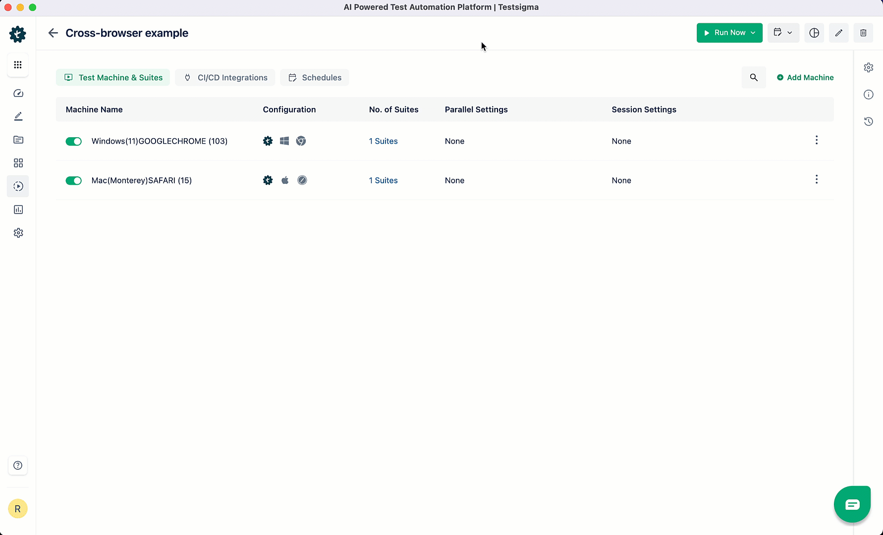 Console for Test Plan