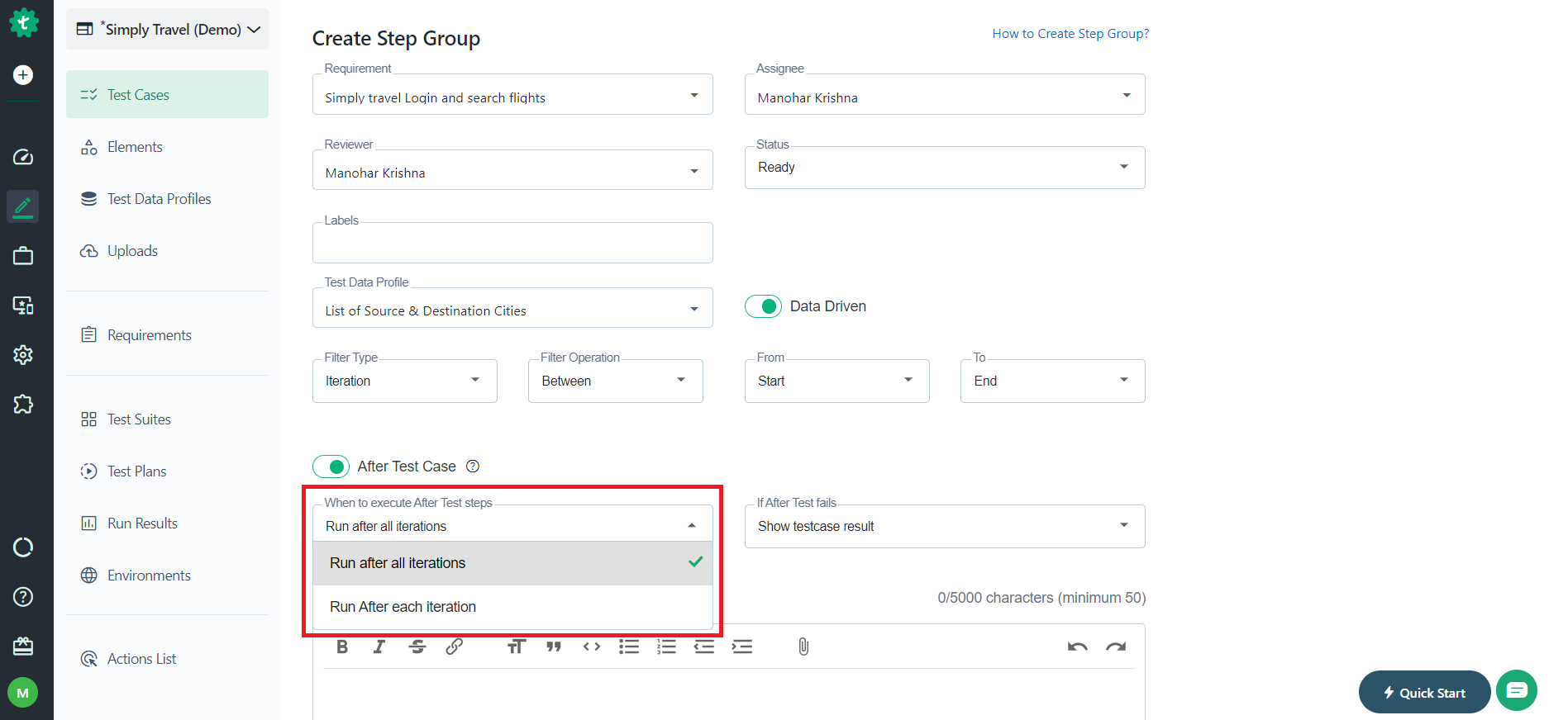 Data Driven Case