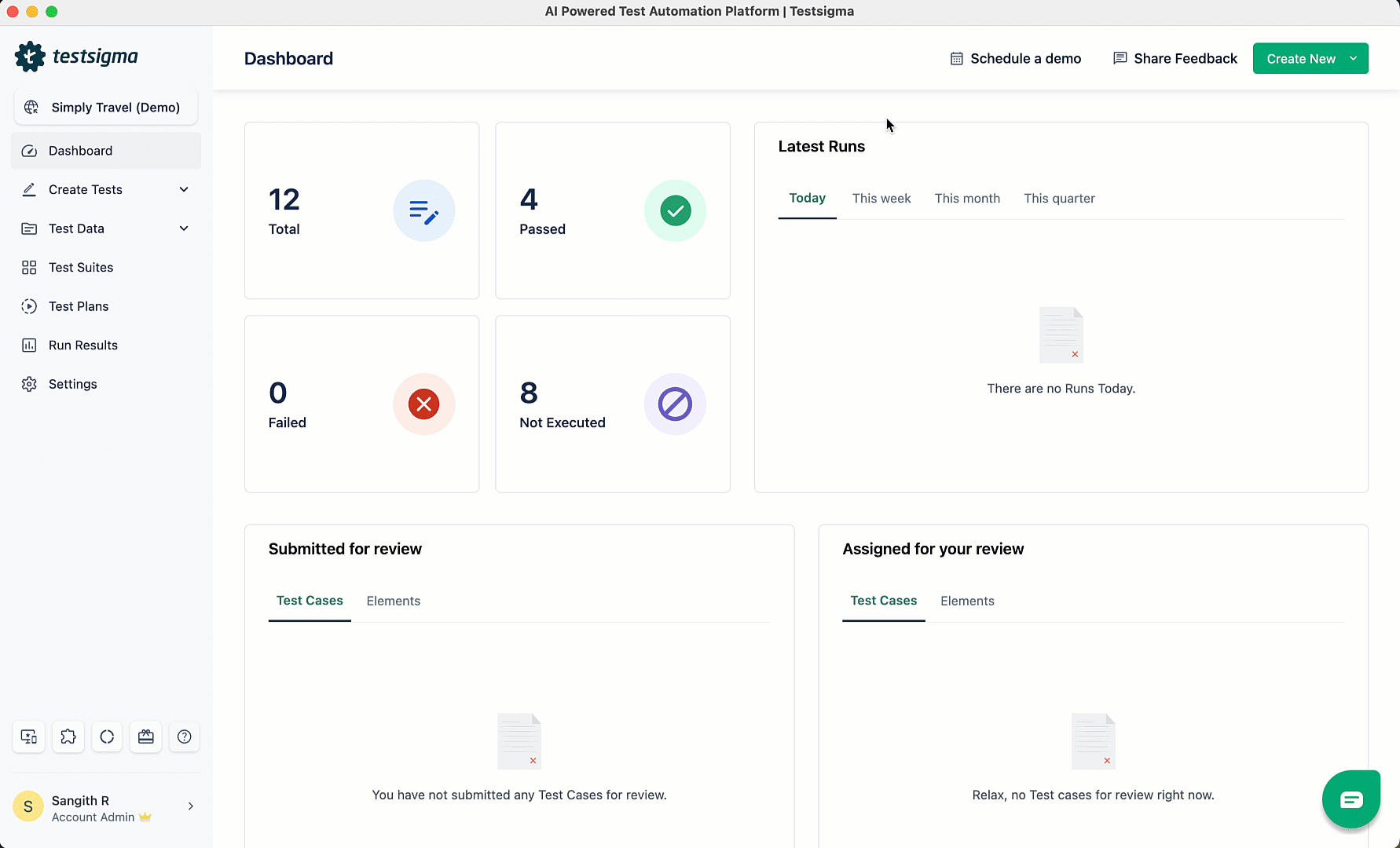 Manage Integrated Test Labs