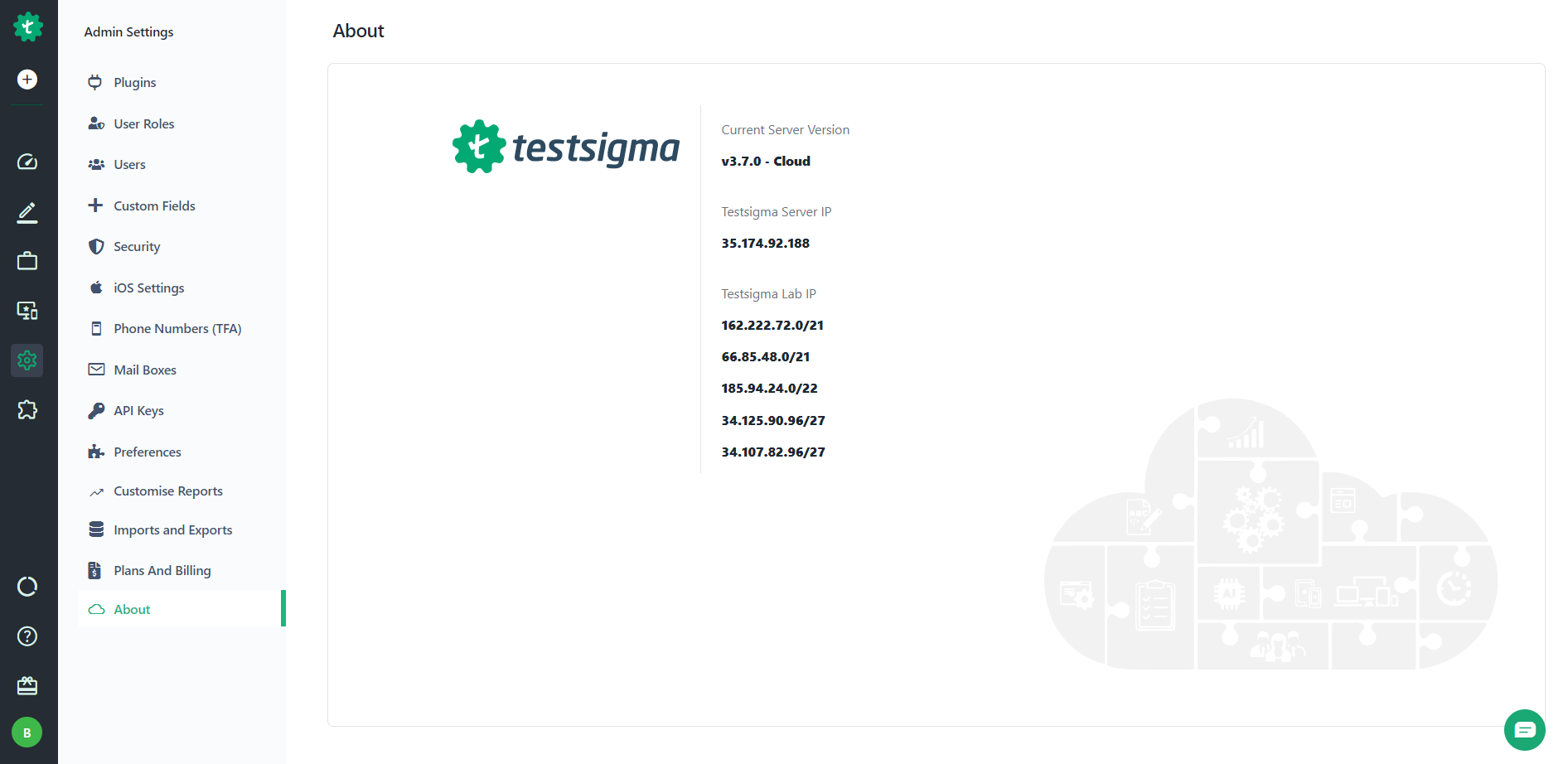 About Testsigma
